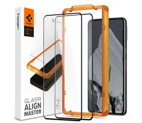 Spigen Glass tR AlignMaster ochranné sklo pre Google Pixel 8 Pro 2ks čierna 