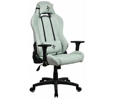 Arozzi Torretta Soft Fabric perlovo zelená / Herné stoličky / látkové čalúnenie / nastaviteľná výška a uhol / otočná o 360°