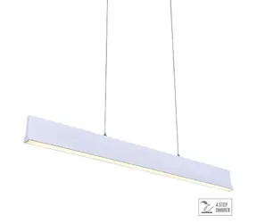 Luxera OBLO závesné LED svietidlo biela / 30W / 1800lm / 4000K / stmievateľné