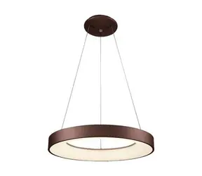 Luxera GENTIS závesné stmievateľné LED svietidlo hnedá / 38W / 2400lm / 4000K / stmievateľné