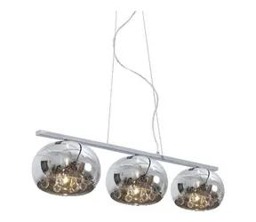 Luxera SPHERA závesné svietidlo G9 chróm / 3x33W / IP20