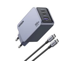 Ugreen Nexode 3- Port GaN Rýchlonabíjačka 100 W / 2x USB-C / USB