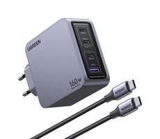 Ugreen Nexode 4- Port GaN Rýchlonabíjačka 160 W / 2x USB-C / USB