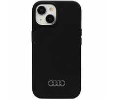 Audi Silicone Zadný Kryt pre Apple iPhone 15 PLUS čierna
