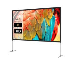 BlitzWolf BW-VS6 čierna / Projekčné plátno / 120&quot; / 276 x 207 x 49 cm