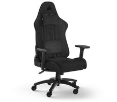 Corsair TC100 Relaxed (látka) čierna / Herná stolička / látková / nastaviteľná výška a uhol / nosnosť 120kg