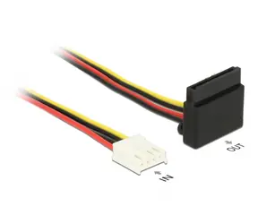 DeLock Kábel Power Floppy 4pin (F) - SATA 15pin (F) 30cm
