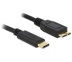 DeLock Kábel USB 3.1 C (M) - USB 3.1 Micro-B (M) 1.0m čierna