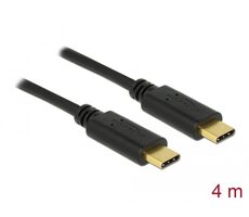DeLock Kábel USB 2.0 C (M) - USB 2.0 C (M) 4.0m čierna