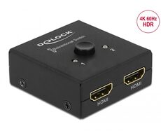 DeLock Manuálny switch HDMI 1x HDMI - 2x HDMI čierna