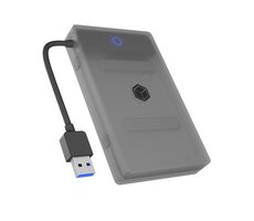 Icy Box IB-AC603b-U3 sivá / Externé puzdro pre 2.5" SSD / USB 3.2 Gen 1  