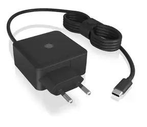 Icy Box IB-PS111-PD čierna / Nabíjačka / 65W / USB-C / 1.5m kábel