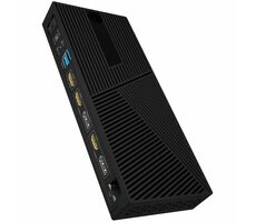 Icy Box IB-DK2246AC čierna / Dokovacia stanica / USB-A / USB-C / HDMI / DP / GLAN / AUX