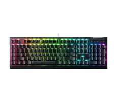 Razer BlackWidow V4 X Green Switch čierna / Herná klávesnica / mechanická / Razer green / USB / US Layout