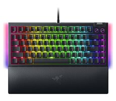 Razer BlackWidow V4 75% čierna / Herná klávesnica / mechanická / Razer orange / RGB / USB-C / US Layout