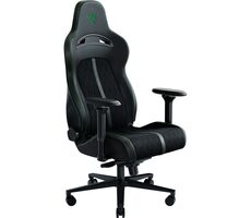 Razer Enki Pro čierna / herné stoličky / syntetciká koža / nastaviteľná výška a uhol / 4D podrúčky / nosnosť 136kg