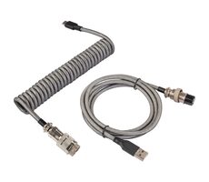 YENKEE YCU COIL GY Krútený kábel USB-A (M) - USB-C (M) 5m šedá