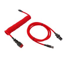 YENKEE YCU COIL RD Krútený kábel USB-A (M) - USB-C (M) 5m červená