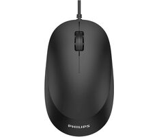 Philips SPK7207 čierna / Drôtová myš / optická / 1600 DPI / 3 tlačidlá / USB 