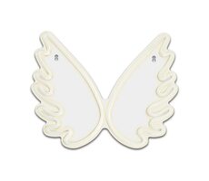 Forever Dekoratívne plexi LED Neon Krídla biela