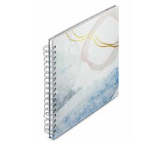 HAMA WATERCOLOR 28x24 cm modrá / Album klasické špirálové / 50 strán