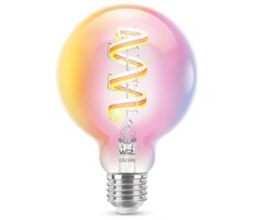 Philips WiZ Colors G95 E27 6.3W / Múdra farebná žiarovka / 470 lm / 2200-6500 k / stmievateľná