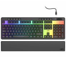uRage Exodus 515 Illuminated čierna / Herná klávesnica / membránová / RGB / USB / CZ/SK layout