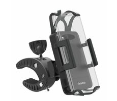 HAMA Strong čierna / Univerzálny držiak telefónu na bicykel / šírka 5-9 cm