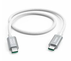 HAMA 201724 Kábel USB-C 3.2 Gen 2 (M) - USB-C 3.2 Gen 2 (M) 1.5m biela