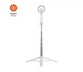 FIXED MagSnap Selfie stick s tripodom s podporou MagSafe biela / Bezdrôtová spúšť / Dĺžka až 72 cm