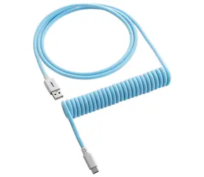 CableMod Classic Coiled Keyboard Cable USB-C - USB-A 1.5m Blueberry Cheesecake / Kábel pre klávesnicu