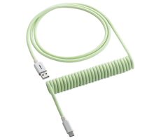 CableMod Classic Coiled Keyboard Cable USB-C - USB-A 1.5m Lime Sorbet / Kábel pre klávesnicu