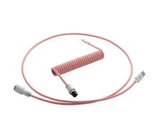 CableMod PRO Coiled Keyboard Cable USB-C - USB-A 1.5m Orangesicle / Kábel pre klávesnicu