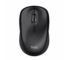 Trust TM-201 čierna / Bezdrôtová myš / optická / 1600 DPI / 4 tlačidlá / RF 2.4GHz