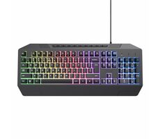 Trust Gaming GXT 836 Evocx čierna / Herná klávesnica / membránová / USB-A / US Layout