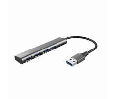 Trust Halyx USB-A sivá / USB hub / 4X USB 3.2 Gen 1