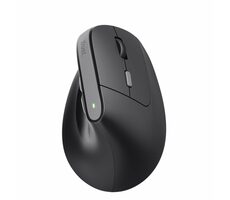 Trust Bayo II Wireless čierna / Bezdrôtová vertikálna myš / optická / 2400 DPI / 6 tlačidiel / USB / RF 2.4 GHz