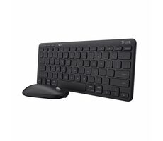 Trust Lyra (myš+klávesnica) čierna / Bezdrôtový set klávesnice a myši / RF 2.4GHz / Bluetooth / US Layout