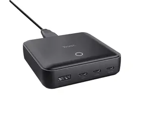 Trust Maxo 100W 4- Port čierna / Nabíjačka / 100W / 1x USB-A / 3x USB-C