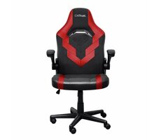 Trust GXT703R Riye červená / Herná stolička / nastaviteľná / nosnosť až 140 kg / látka & syntetická koža