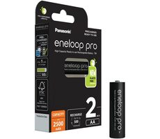 Panasonic - Eneloop Pro N AA ceruzkový akumulátor 2500 mAh nabíjací / 2 ks v balení