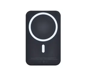 Solight powerbanka 5000mAh čierna / MagSafe kompatibilný / bezdrôtové nabíjanie / USB-C