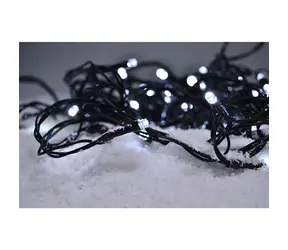 Solight LED vianočná reťaz biela / 500 LED / 50m / prívod 5m / IP44