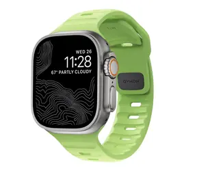 Nomad Sport Strap Glow 2.0 remienok pre Apple Watch Ultra 49 & 45 & 44 & 42 mm zelená