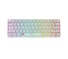 Havit KB877L biela / Herná klávesnica / membránová / USB / US layout