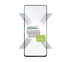 FIXED Full-Cover Ochranné tvrdené sklo pre Huawei Nova 12i čierna / lepenie cez celý displej 