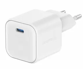 Swissten Sieťový adaptér GaN USB-C 20W biela / PD