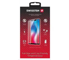 Swissten FULL GLUE COLOR FRAME CASE FRIENDLY sklo pre XIAOMI 14 čierna