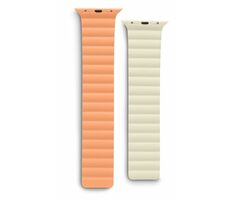 HAMA Fantastic Feel Magnetický remienok pre Apple Watch 38/40/41 mm oranžovo-béžová