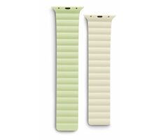 HAMA Fantastic Feel Magnetický remienok pre Apple Watch 38/40/41 mm zeleno-béžová